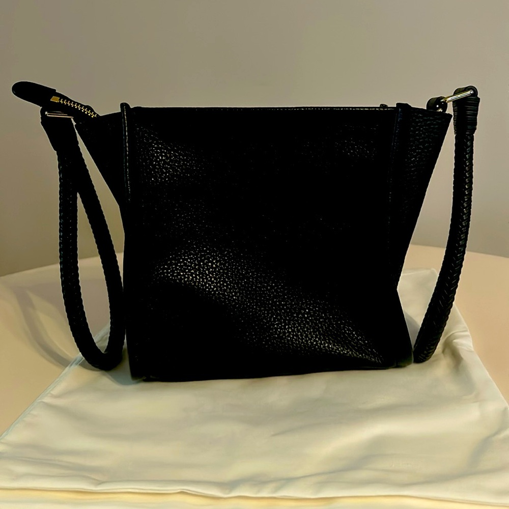 Tamara Mellon ‘Mini Kiss Bag’ black leather excellent condition